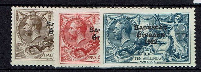Image of Ireland SG 83/5 LMM British Commonwealth Stamp